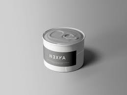Small Food Tin Can Free Psd Mockup Small Tins Jar Packaging Tin Can