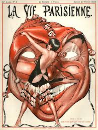1920s France La Vie Parisienne Magazine Art Print By The Advertising Archives Magazine Art Vintage Art Art Deco Illustration