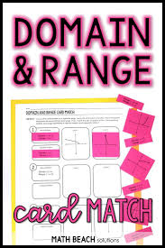 Fun And Free This Domain And Range Card Match Is Perfect For Connecting Inequality Notation Interval Notation And Grap Notations Graphing Algebra Worksheets