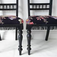 Pair Of Antique Bedroom Upcycled Dining Chairs With Vintage Etsy Upcycled Dining Chairs Antique Dining Chairs Dining Chairs