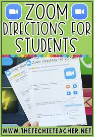 Zoom Directions For Students In 2020 Techie Teacher Teaching Technology Teaching