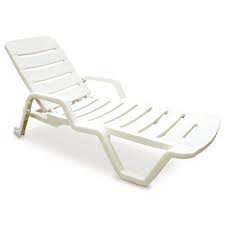 Resin Chaise Lounger White White Chaise Lounge Chaise Lounger Poolside Chairs