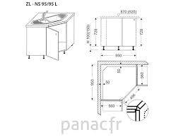 Meuble D Angle Sous Evier Zl Ns 95 95 L Meuble Angle Cuisine Meuble D Angle Petit Stockage De Cuisine