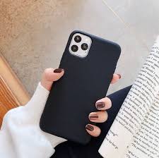 Black Apple Iphone 11 Pro Silicone Case Iphone Black Iphone Cases Iphone Cases