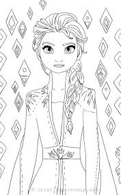 Elsa Coloring Pages Elsa From Frozen 2 Cristina Is Painting Frozen Coloring Pages Elsa Coloring Pages Cute Coloring Pages