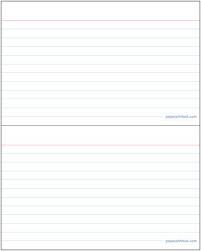 Printable Index Card Template In 2020 Printable Note Cards Note Card Template Index Cards