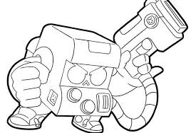 Dibujos De Brawl Stars Para Colorear De 8 Bit