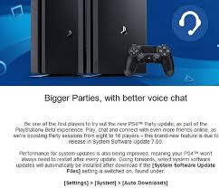 Ps4 Firmware System Software 7 00 Beta 2 00 Hits Testers Features Page 4 Psxhax Psxhacks