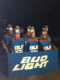 Budlight Costume Lmao Camo Girl Bud Light I Like Beer