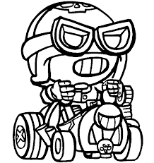 Dibujos De Brawl Stars Para Colorear De 8 Bit