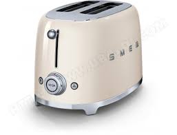 Smeg Tsf01creu 2 Tranches Creme Pas Cher Grille Pain Livraison Gratuite
