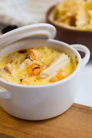 Cassolette De Poisson Et Crevette Au Safran