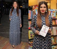 Raveena Tandon In Maxi Gown Raveena Tandon In Maxi Dress Raveen Tandon Outfits Fashion Celebrity Dresses Party Wear Dresses maxi dress raveen tandon outfits