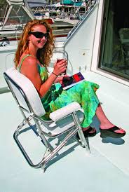 West Marine S Best Selling Kingfish Ii Folding Deck Chair Is Made Of Resilient Foam Cushions Contoured For Enhanced Comfort And Deck Chairs Foam Cushions Deck