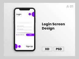 Download Login Screen Mockup For Free This Awesome Mock Up Is Available As A Freebie You Can Edi Login Page Design Login Design Mobile App Design Inspiration