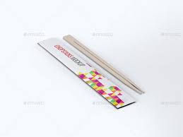 Chopsticks Mock Up Mockup Mocking Presentation Templates