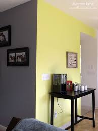 Grayandyellow Jpg 450 600 Grey Accent Wall Living Room Accent Walls In Living Room Living Room Yellow Accents