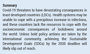 Covid 19 And The Least Developed Countries Department Of Economic And Social Affairs