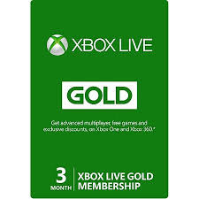 Xbox Live 3 Month Gold Membership Microsoft Digital Download Walmart Com Xbox One Live Xbox Live Xbox Live Gift Card