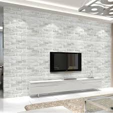 3d Pvc Deep Embossed Foam Brick Wallpaper Modern Vinyl Waterproof Wallpaper Roll For Livin Brick Wallpaper Living Room Brick Wall Bedroom White Brick Wallpaper
