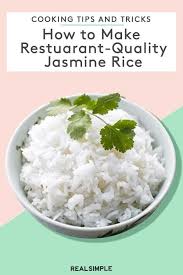 Perfect Jasmine Rice Recipe Recipe In 2020 Jasmine Rice Recipes Cooking Jasmine Rice Jasmine Rice