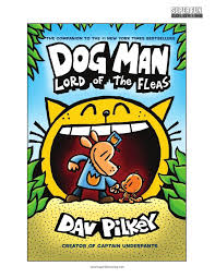 Dog Man Lord Of The Fleas Coloring Page Pulgas Ideias