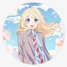 Then you add another background for the circle, but this time go to shape crop and crop it as a circle. Anime Wallaper Kaorimiyazono Circle Kaori Your Lie In April Anime Hd Png Download Transparent Png Image Pngitem