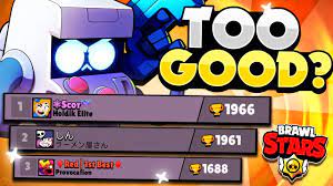 Want to know which brawlers are the best overall? 1950 Trophy 8 Bits The Highest Trophy Brawler Ever Is 8 Bit Too Good In Showdown Youtube