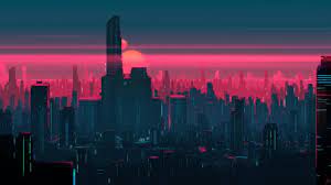 Digital art, photoshop, concept art, futuristic, futuristic city. Pink Futuristic City Desktop Wallpapers Wallpaper Cave