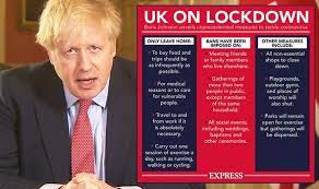 The uk has gone into full coronavirus lockdown after a surge in cases across the country. Uk On Lockdown Boris Launches Unprecedented New Coronavirus Rules Never Seen In Peacetime Uk News Express Co Uk