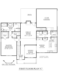 Two story small home with three bedrooms. House Plan 2675 C Longcreek C First Floor Traditional 2 Story House With 4 Bedrooms Maste Bedroom House Plans Master Suite Floor Plan 4 Bedroom House Plans