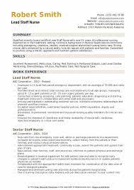 The nice thing about pdf resumes examples is that you can clearly see the words written and clearly print out. Staff Nurse Resume Samples Qwikresume