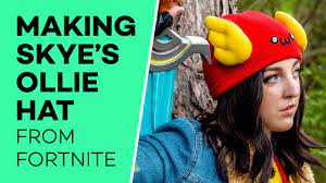 The skye skin is an epic fortnite outfit from the quest friends set. Fortnite Cosplay Making Skye S Ollie Hat Youtube