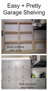 This is an amazing garage plan. Diy Garage Shelves With Doors Diy Garage Shelves Diy Garage Storage Diy Garage