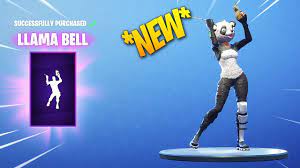 Llama bell is an epic emote in fortnite: New Fortnite Llama Bell Dance Emote Youtube