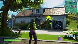 The first week of fortnite challenges is now available for chapter 2 season 4. Emplacement Du Bureau De Jennifer Walters Fortnite Defi D Eveil She Hulk