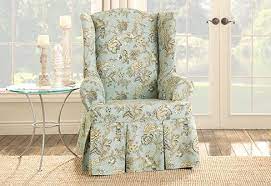 Surefit wing chair slipcovers bring back to form and functionality to your favorite wing chair. Casablanca Rose Wing Chair Slipcover By Sure Fit And Waverly Slipcovers For Chairs Wingback Chair Slipcovers Wing Chair