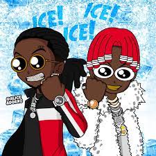 Download lottie, mp4 and gif animation. Ice Trey The Gang Trap Art Cartoon Wallpaper Art