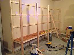 And then ample amount of room for storage too. How To Build Sturdy Garage Shelves Home Improvement Stack Exchange Blog