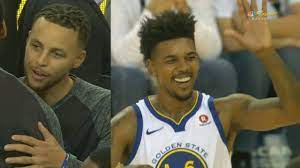 The change was easily approved by his wife ayesha. Stephen Curry New Hair Debut Nick Young Left Wide Open 2017 18 Season Youtube