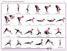 5 Downloadable Yoga Pose Sequences For All Levels Yoga Poses Chart Basic Yoga Poses Yoga Routine