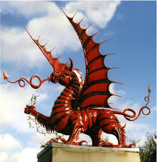 Mametz Wood Memorial Commemorating An Engagement Of The 38th Welsh Division Of The British Army During The First Bat Little Horn Red Dragon National Animal
