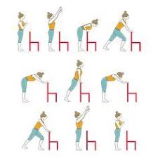 Sun Salutation Variation Standing In Front Of Chair Chair Yoga Chair Yoga Sequence Chair Pose Yoga