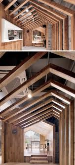 Gray Bricks And Wood Work Together To Create A Contemporary Facade For This Small Hotel In Beijing In 2020 Brick And Wood Small Hotel Modern Hotel