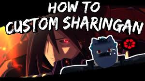 Then you have to wait a couple hours or something so roblox can verify it and it be fully uploaded and then copy and paste the id. Code Shinobi Life 2 How To Create Your Custom Sharingan Youtube