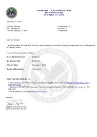 Va Benefit Verification Letter