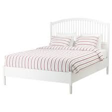 Tyssedal Bed Frame White Full Ikea Ikea Bed Ikea Bed Frames Bed Frame