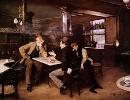 Jean Beraud Au Bistro Bistro Wikipedia La Enciclopedia Libre Historia Del Arte Tiempo De Ocio Cafes En Paris