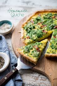 Easy Quiche Lorraine Recipe With Spinach Bacon Or Ham Easter Quiche Recipe Quiche Recipes Recipes Quiche Lorraine Recipe