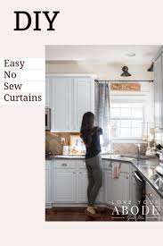 diy easy no sew curtains love your abode